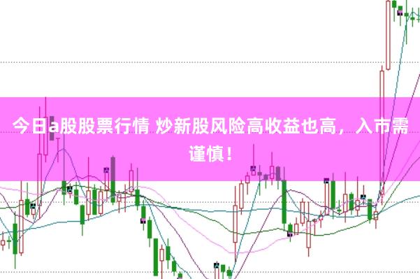 今日a股股票行情 炒新股风险高收益也高，入市需谨慎！